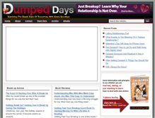 Tablet Screenshot of dumpeddays.com